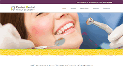 Desktop Screenshot of central-dental.com